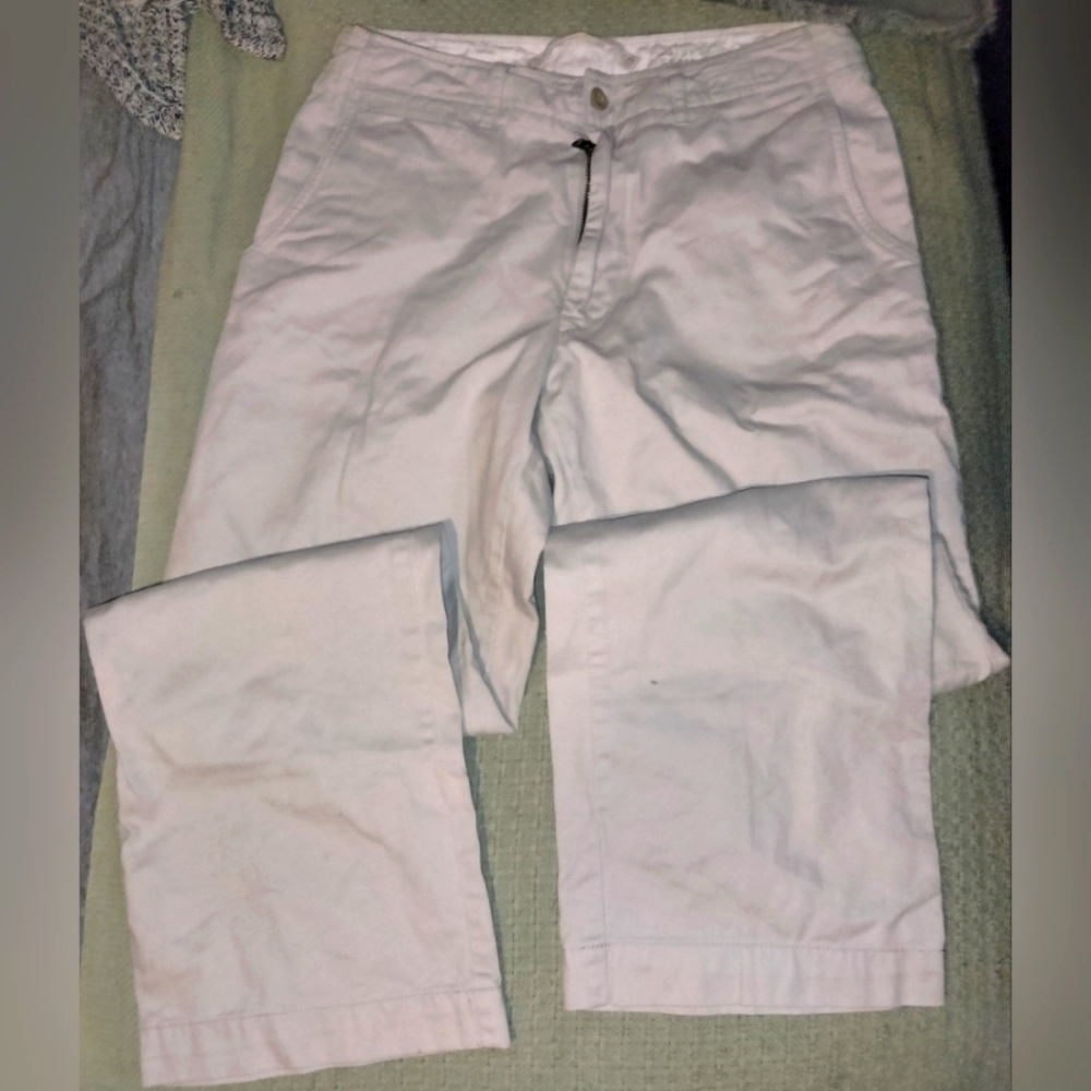 Mens American Eagle khaki pants, light khaki, 31x32
